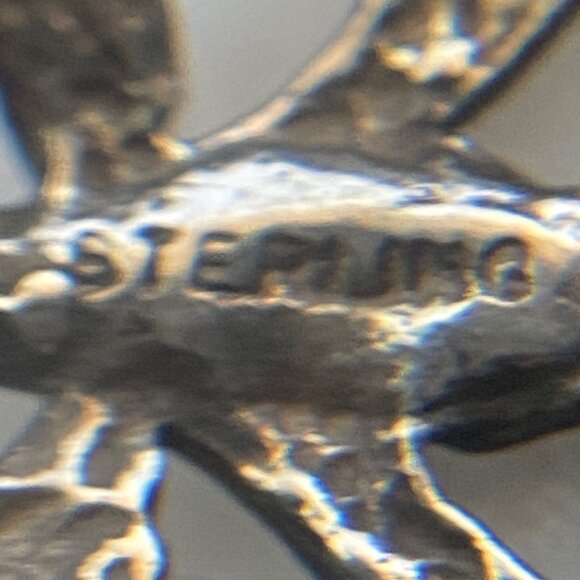 VTG Sterling Silver 925 1" Pierced Scrollwork Heart Dangle Bow Stud Earrings - Picture 14 of 16